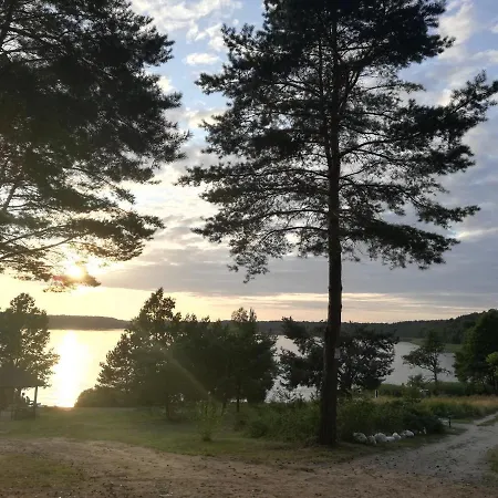 Kaszuby Dom Nad Jeziorem Szczytno Duze Nyaraló Dobrzyn (Pomerania)